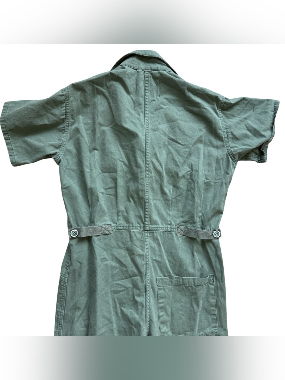 Pistola Utility Jumpsuit Green Short Sleeve Workwear Boiler Suit Cargo Style S - Picture 13 of 16